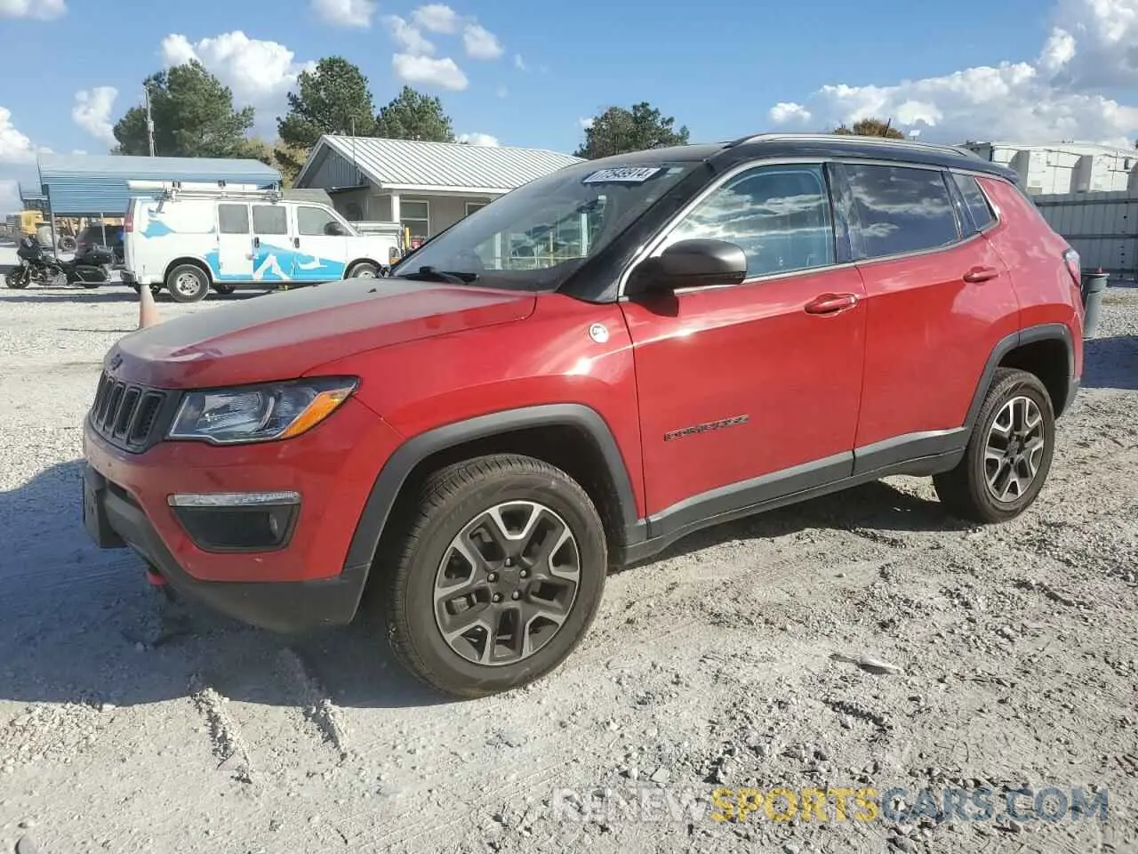 1 Photograph of a damaged car 3C4NJDDB1LT202908 JEEP COMPASS 2020