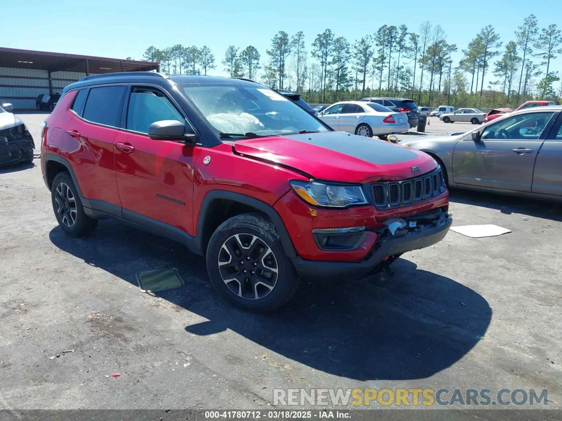 1 Photograph of a damaged car 3C4NJDDB3LT207849 JEEP COMPASS 2020