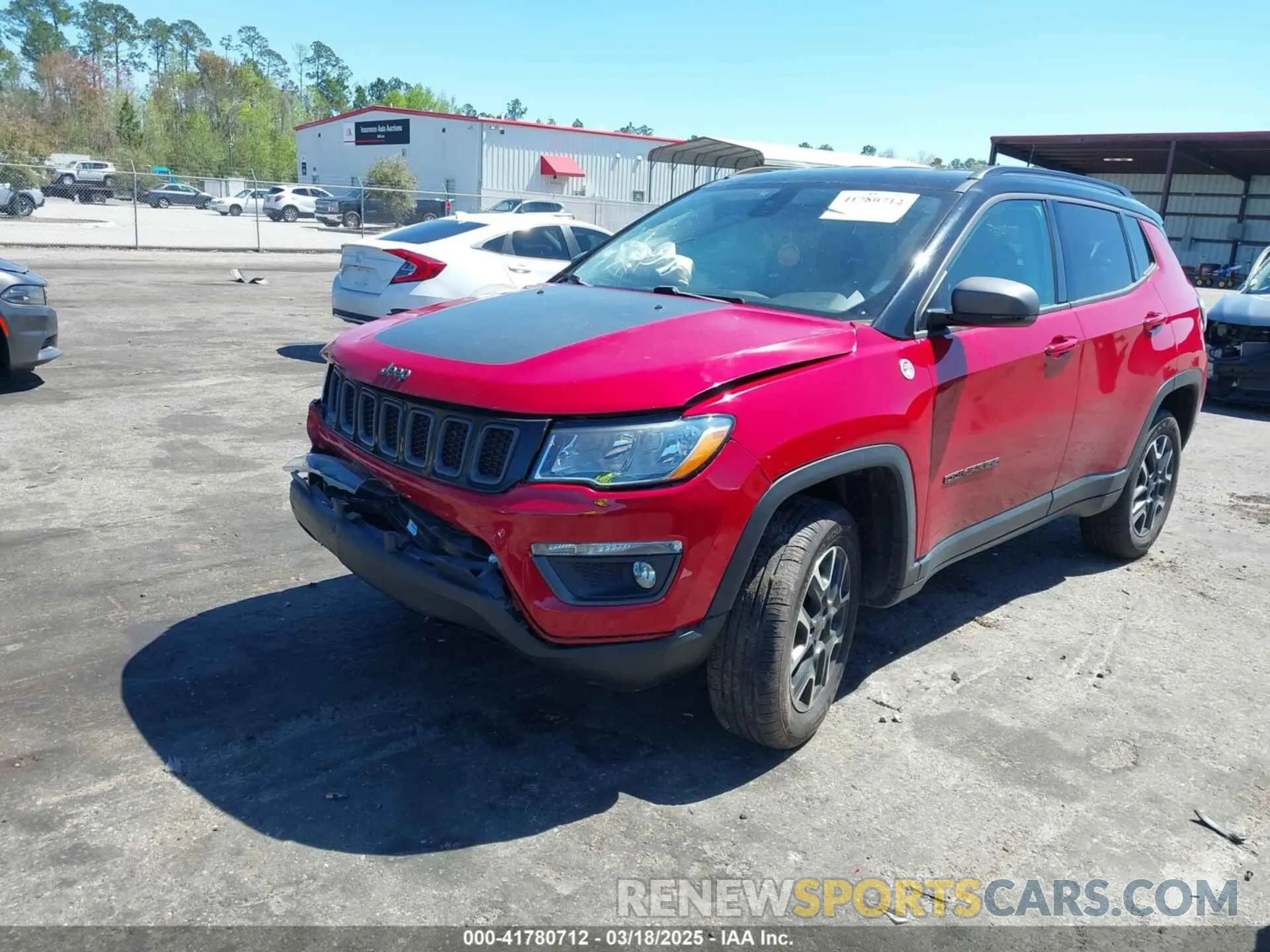 2 Photograph of a damaged car 3C4NJDDB3LT207849 JEEP COMPASS 2020