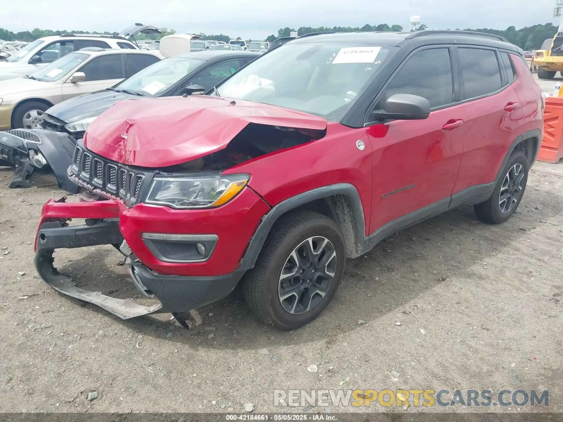 2 Photograph of a damaged car 3C4NJDDB5LT166656 JEEP COMPASS 2020