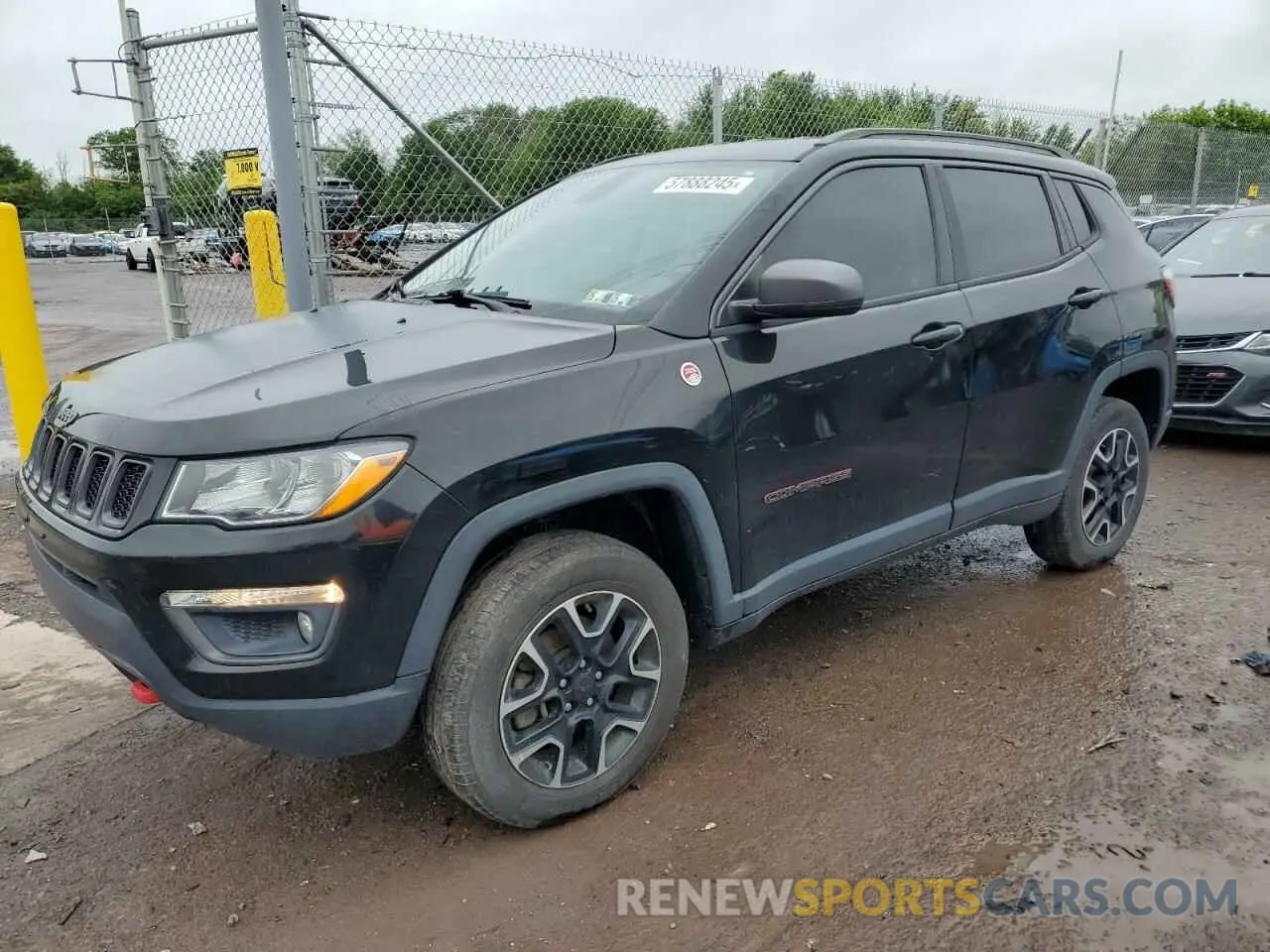 1 Photograph of a damaged car 3C4NJDDB6LT127557 JEEP COMPASS 2020