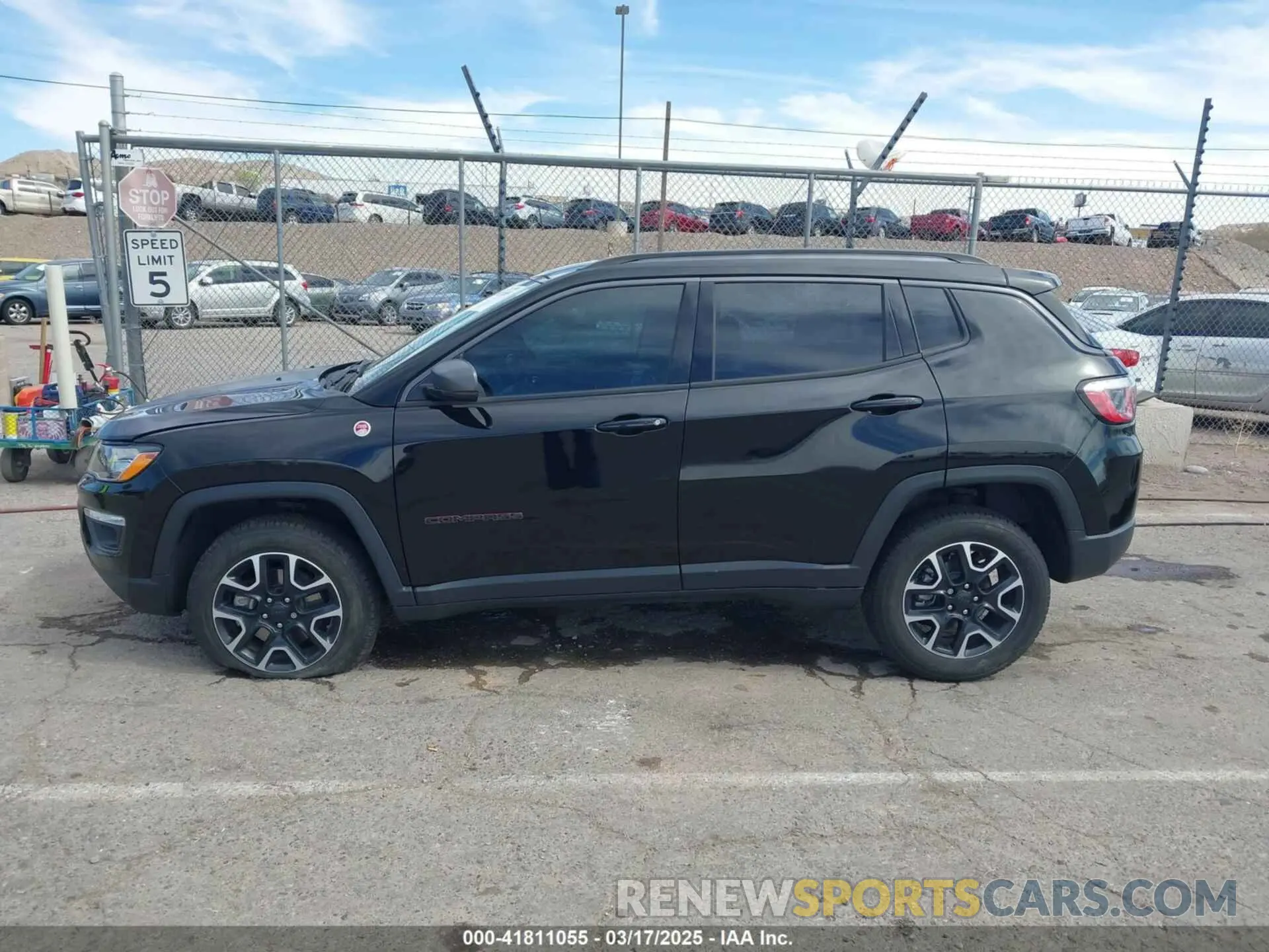 14 Photograph of a damaged car 3C4NJDDB7LT129673 JEEP COMPASS 2020