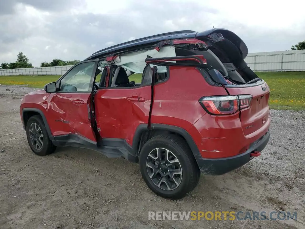 2 Photograph of a damaged car 3C4NJDDB7LT214691 JEEP COMPASS 2020