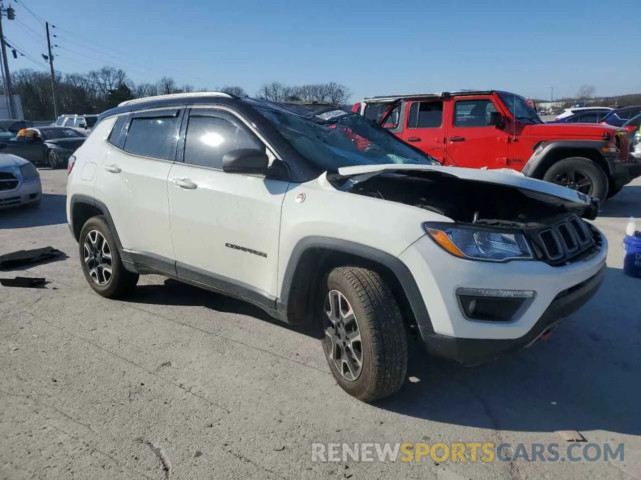 4 Photograph of a damaged car 3C4NJDDB8LT123705 JEEP COMPASS 2020