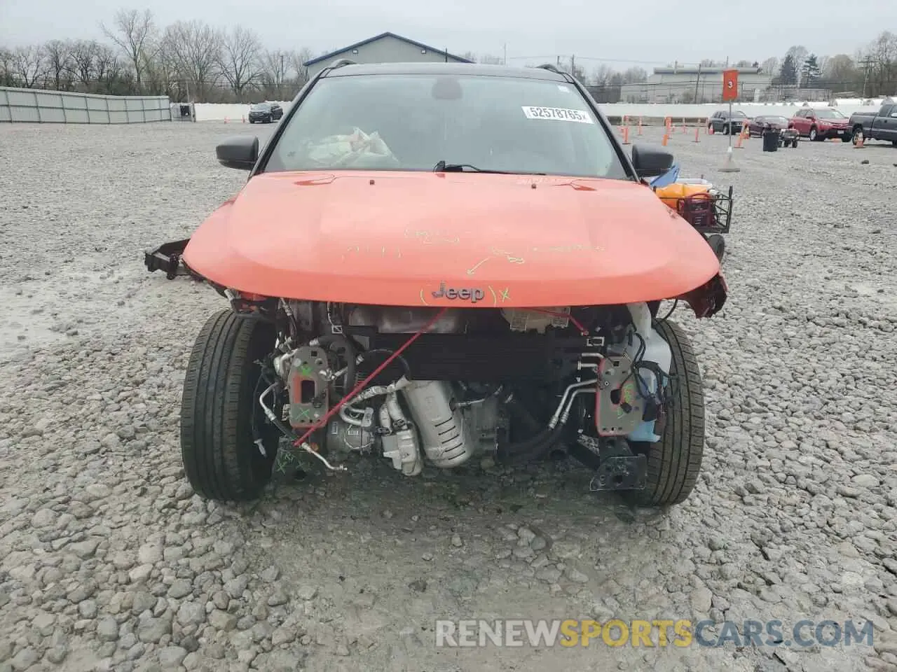 5 Photograph of a damaged car 3C4NJDDB9LT222694 JEEP COMPASS 2020