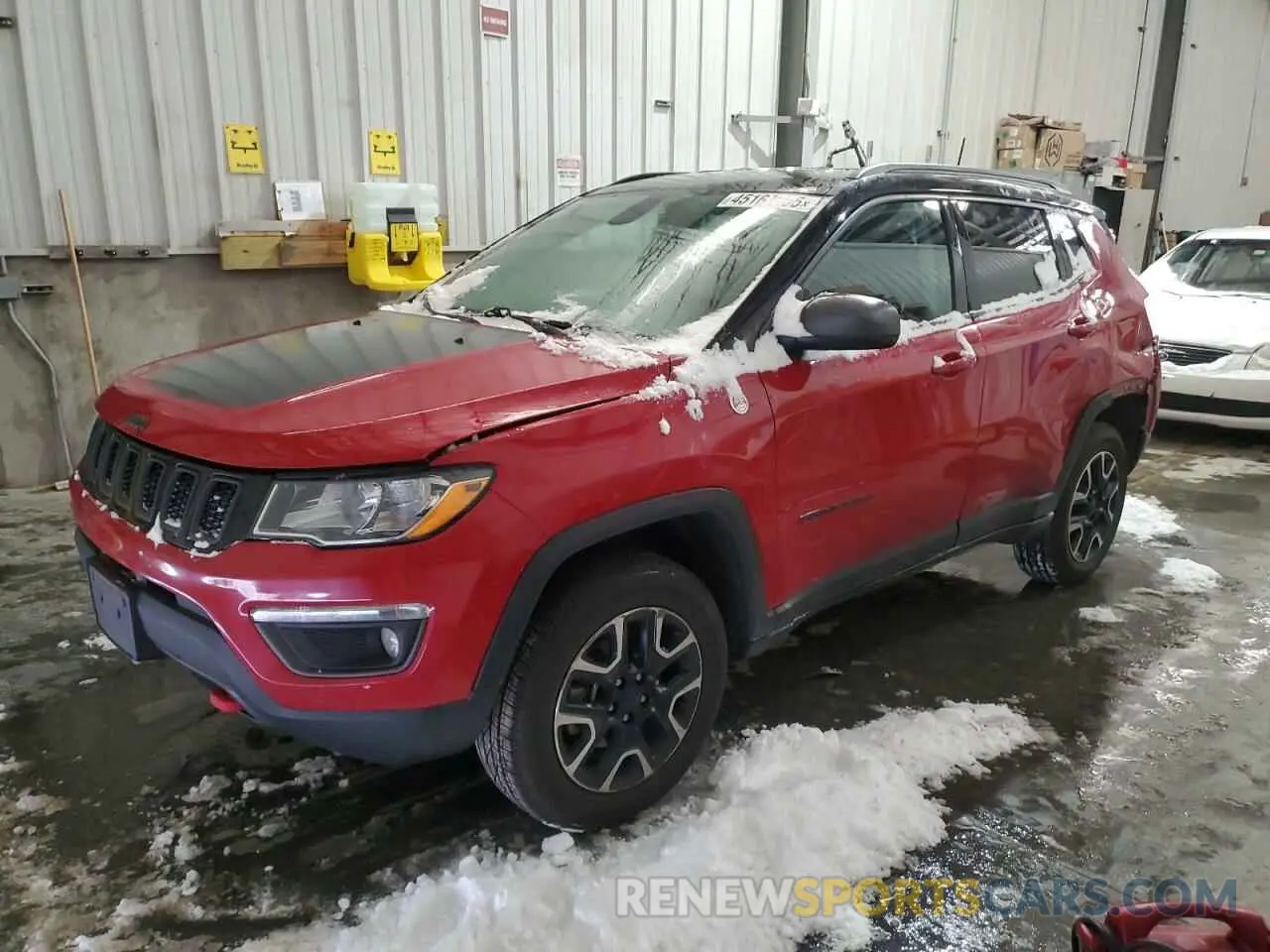 1 Photograph of a damaged car 3C4NJDDBXLT122037 JEEP COMPASS 2020