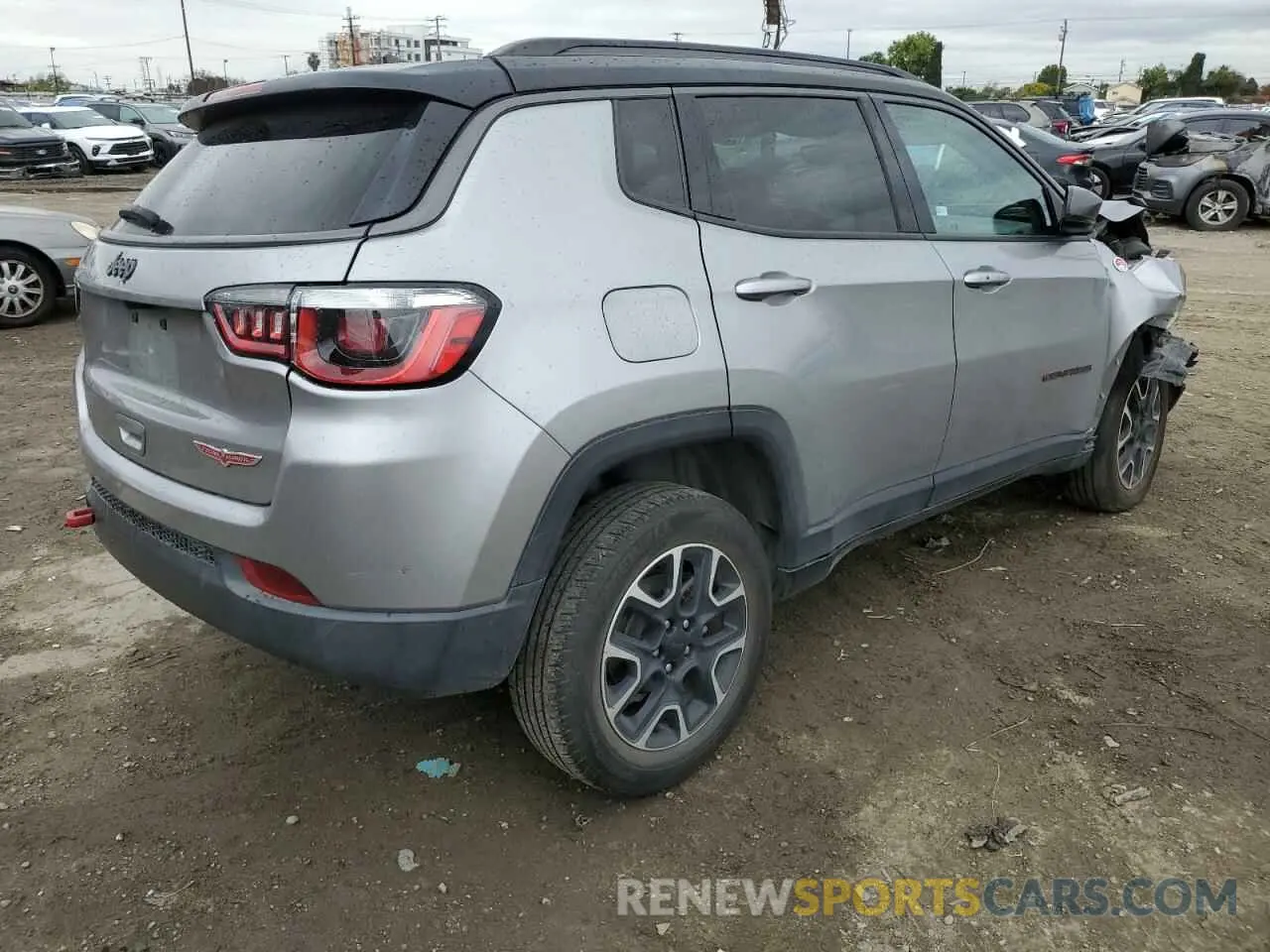 3 Photograph of a damaged car 3C4NJDDBXLT123821 JEEP COMPASS 2020