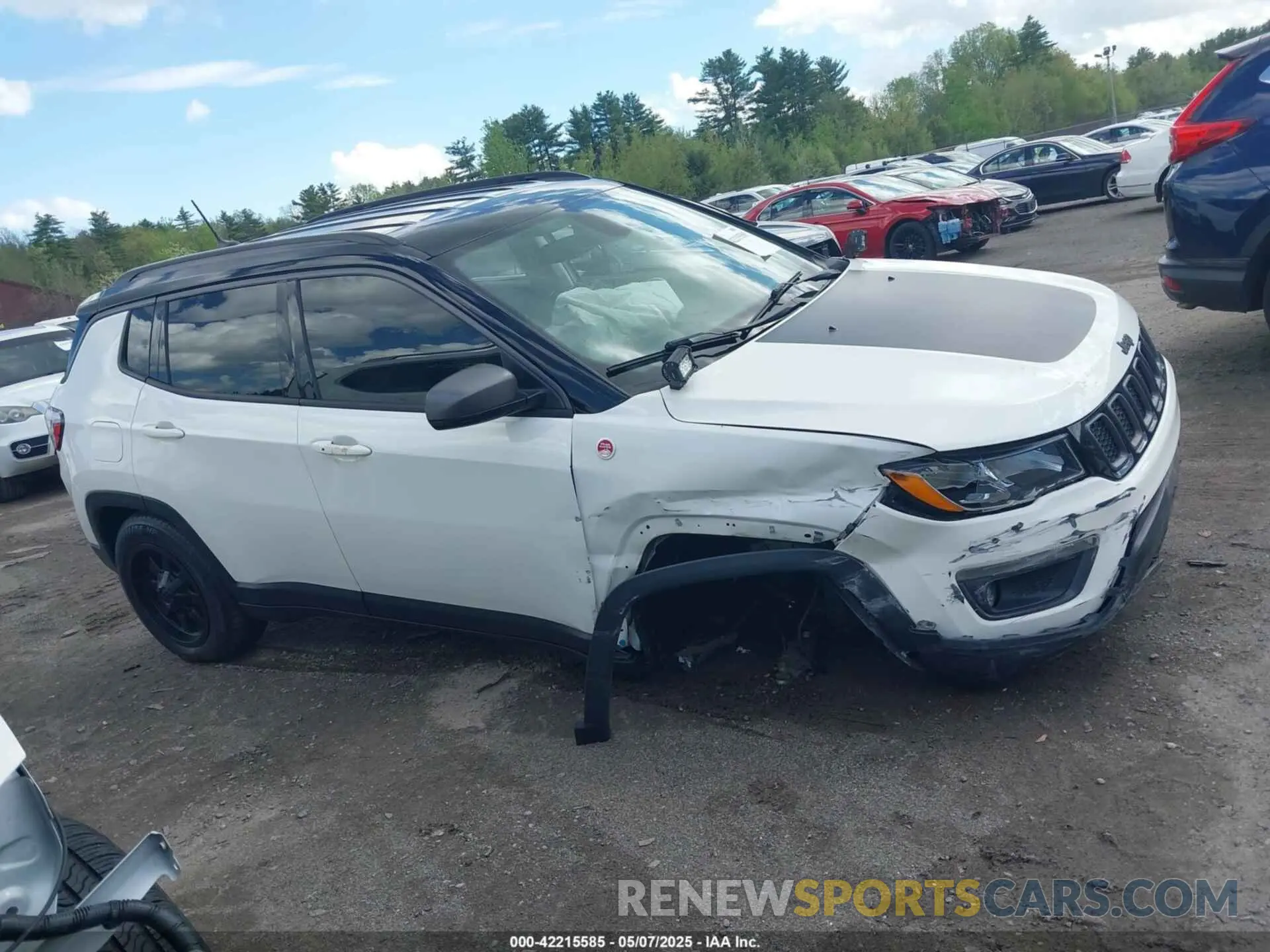 13 Photograph of a damaged car 3C4NJDDBXLT189303 JEEP COMPASS 2020