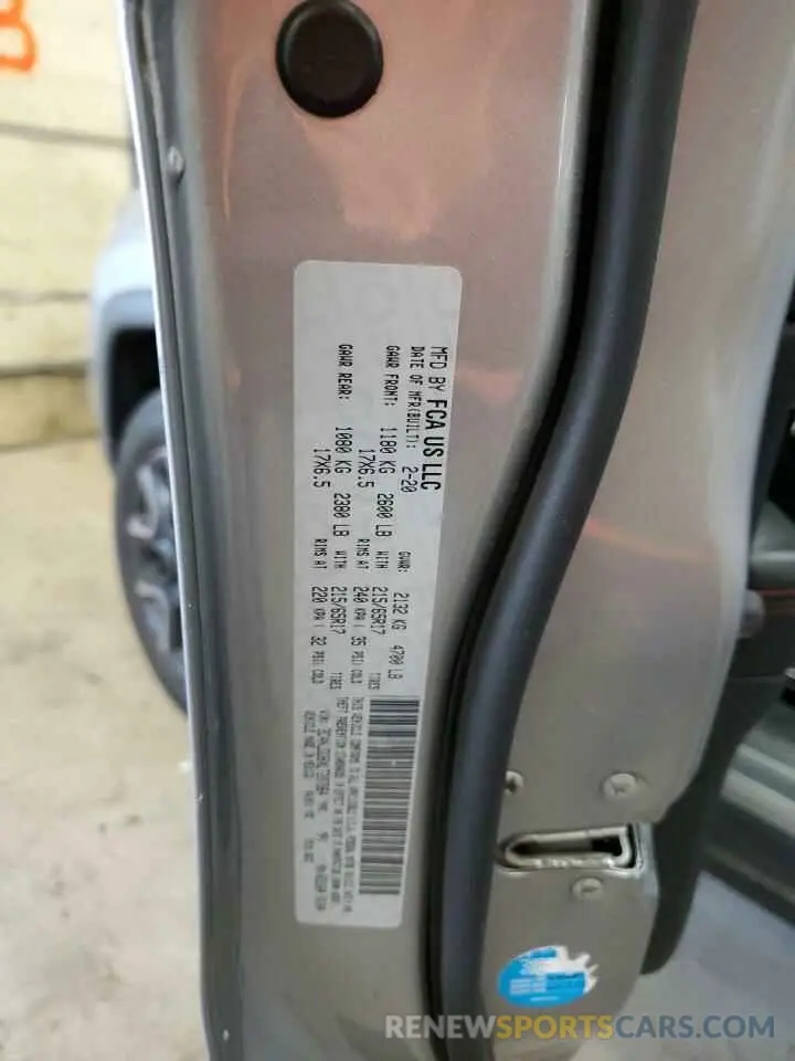 15 Photograph of a damaged car 3C4NJDDBXLT207864 JEEP COMPASS 2020