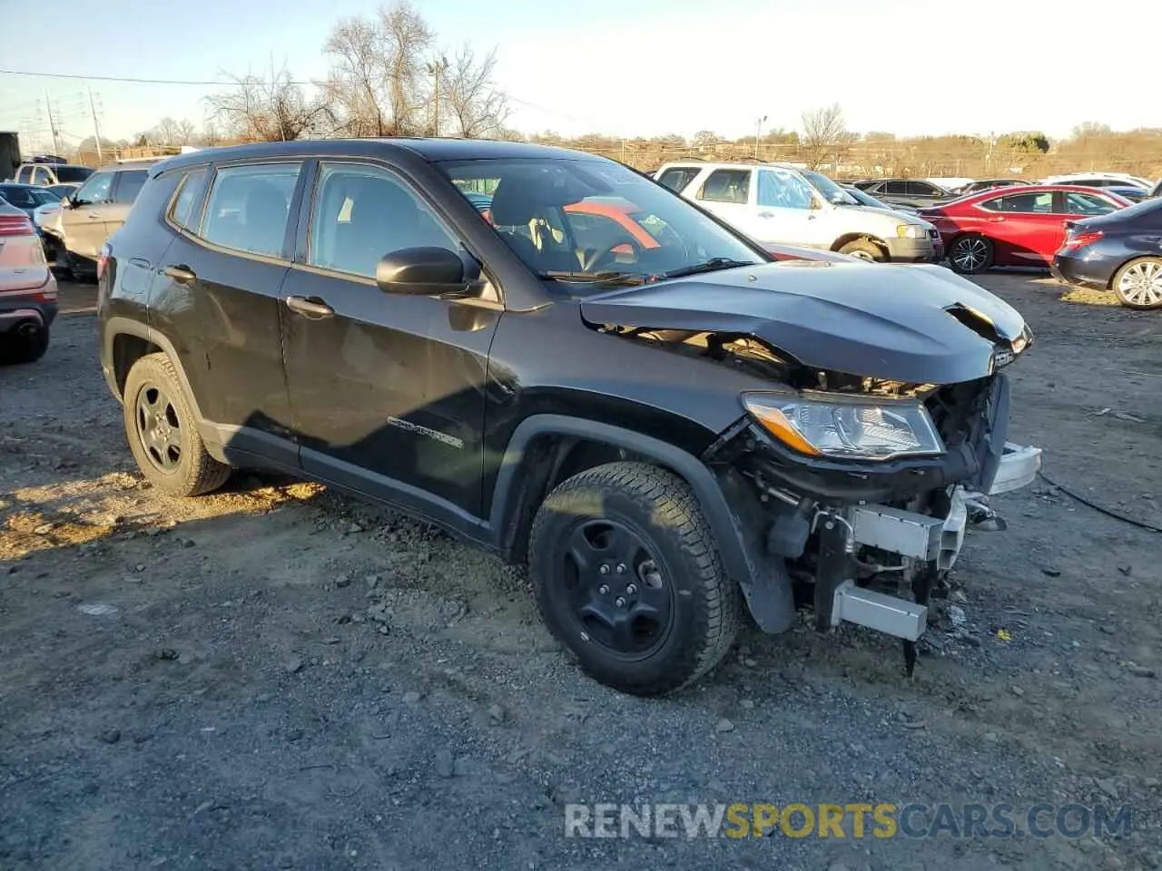 4 Photograph of a damaged car 3C4NJCAB1MT576953 JEEP COMPASS 2021