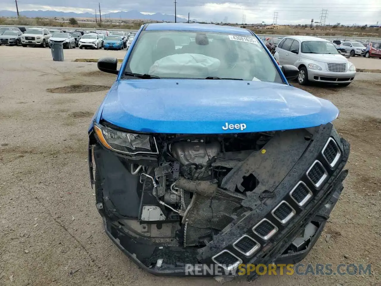5 Photograph of a damaged car 3C4NJCAB1MT576970 JEEP COMPASS 2021