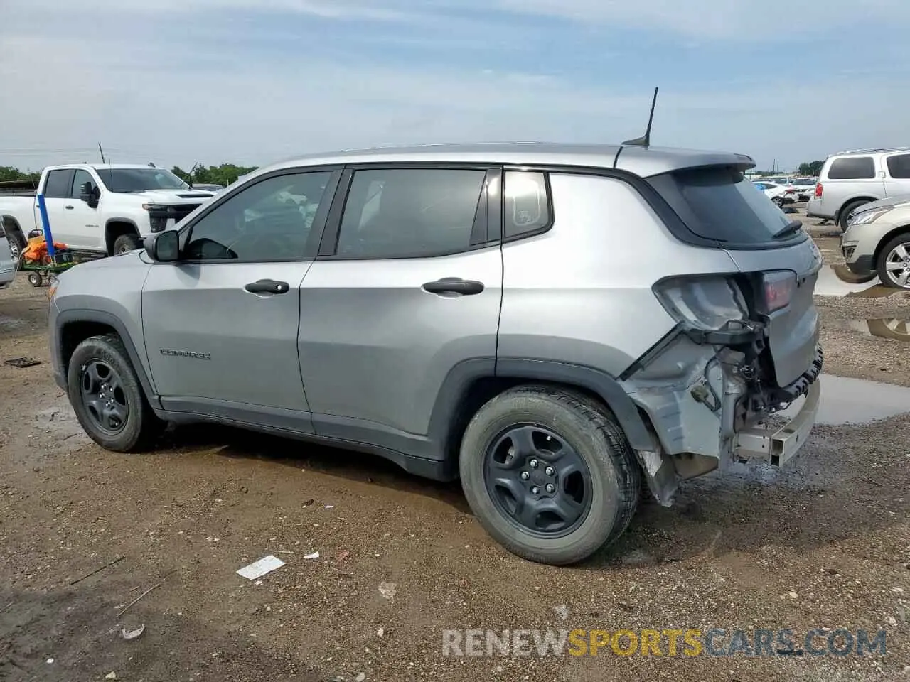 2 Photograph of a damaged car 3C4NJCAB2MT510962 JEEP COMPASS 2021