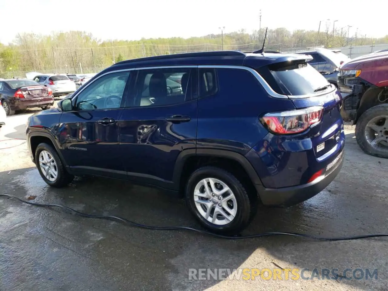 2 Photograph of a damaged car 3C4NJCAB3MT526748 JEEP COMPASS 2021