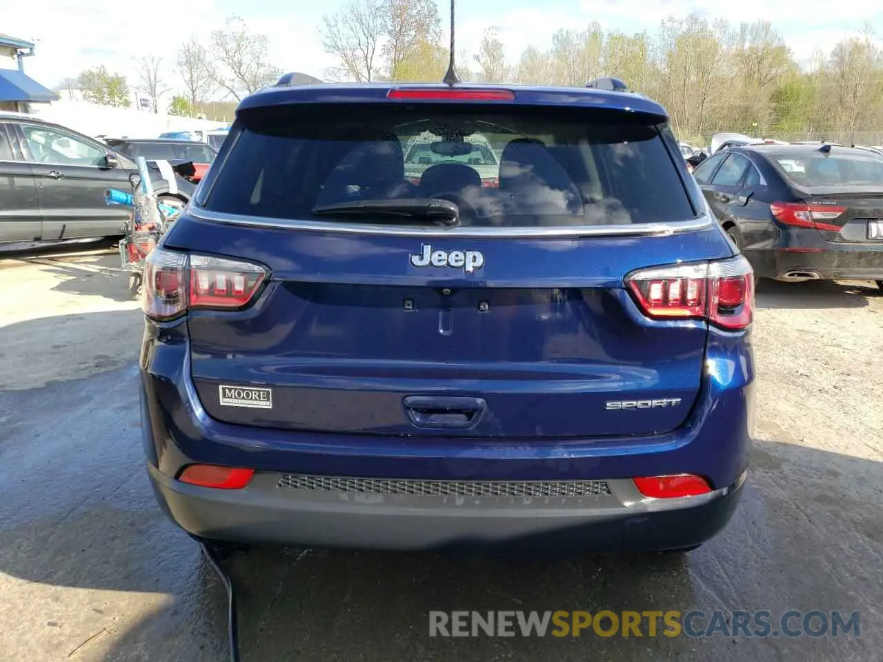 6 Photograph of a damaged car 3C4NJCAB3MT526748 JEEP COMPASS 2021