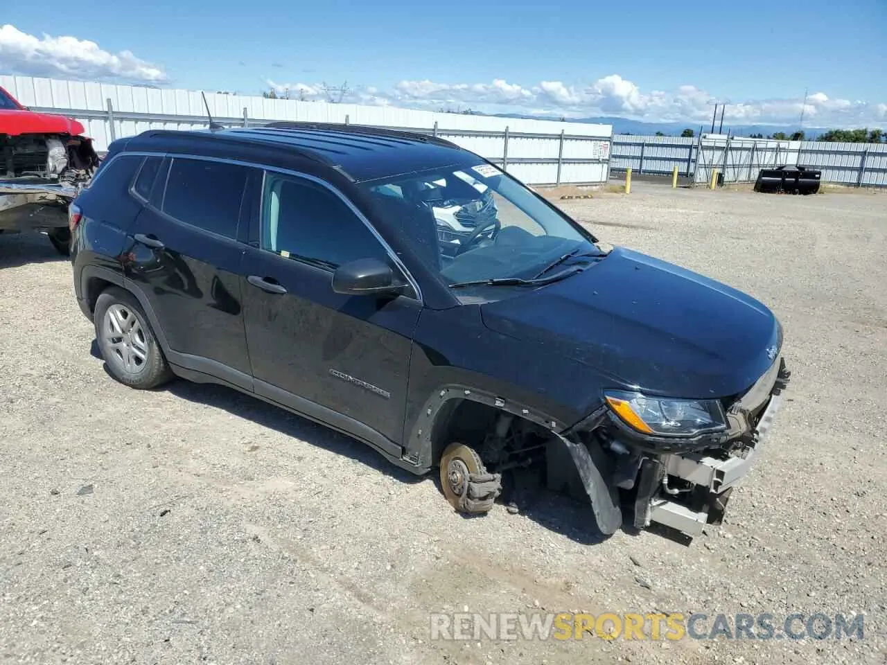 4 Photograph of a damaged car 3C4NJCAB3MT535174 JEEP COMPASS 2021