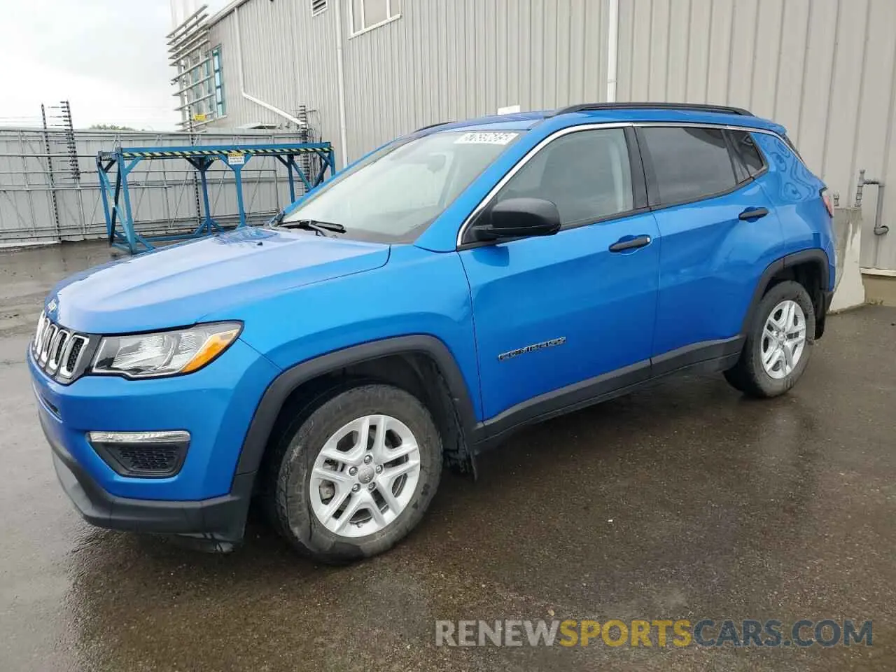 1 Photograph of a damaged car 3C4NJCAB3MT598775 JEEP COMPASS 2021