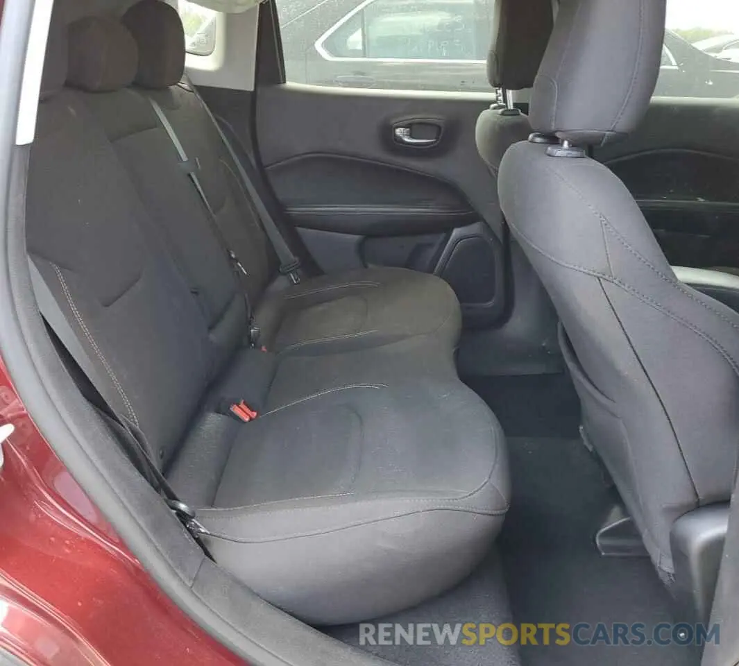 10 Photograph of a damaged car 3C4NJCAB7MT508401 JEEP COMPASS 2021