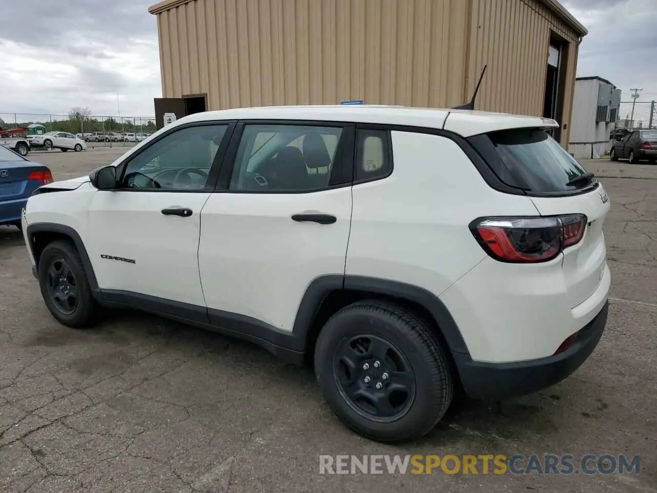 2 Photograph of a damaged car 3C4NJCAB9MT511011 JEEP COMPASS 2021