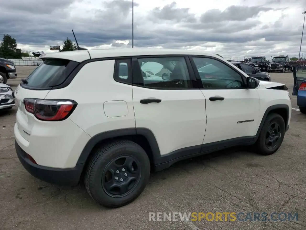 3 Photograph of a damaged car 3C4NJCAB9MT511011 JEEP COMPASS 2021