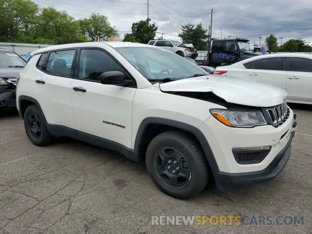 4 Photograph of a damaged car 3C4NJCAB9MT511011 JEEP COMPASS 2021