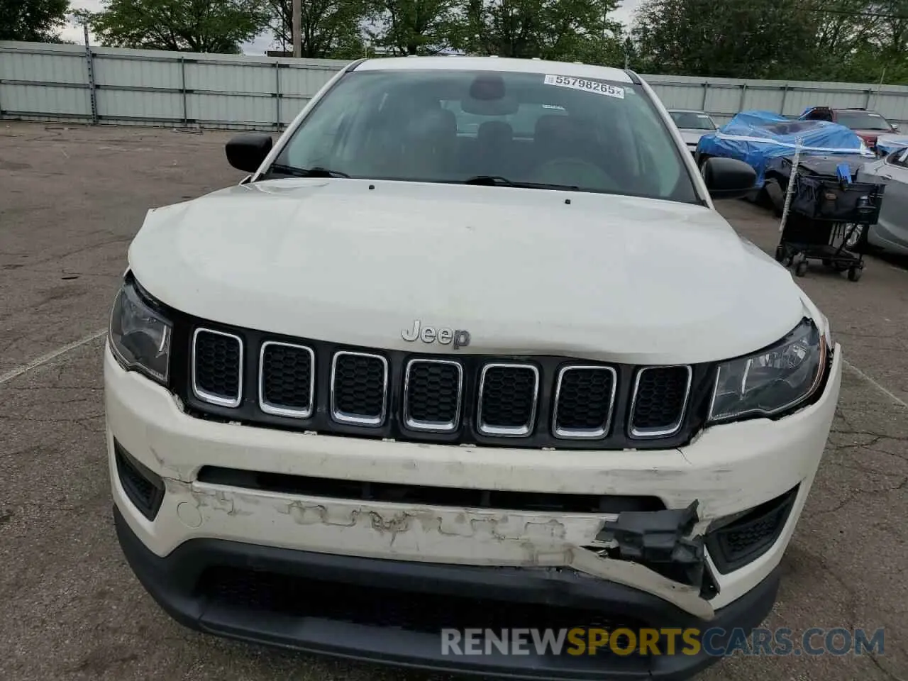 5 Photograph of a damaged car 3C4NJCAB9MT511011 JEEP COMPASS 2021