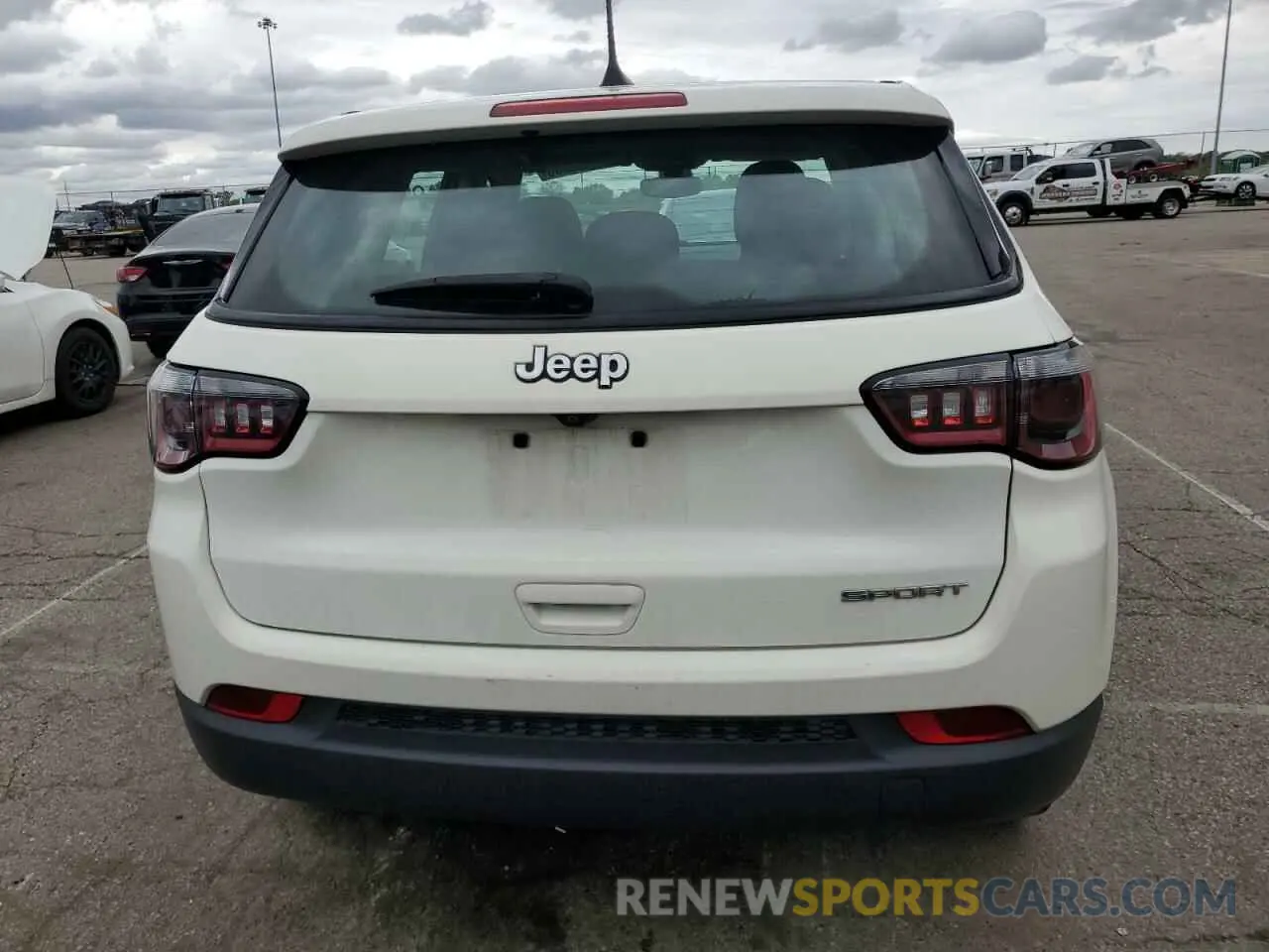 6 Photograph of a damaged car 3C4NJCAB9MT511011 JEEP COMPASS 2021