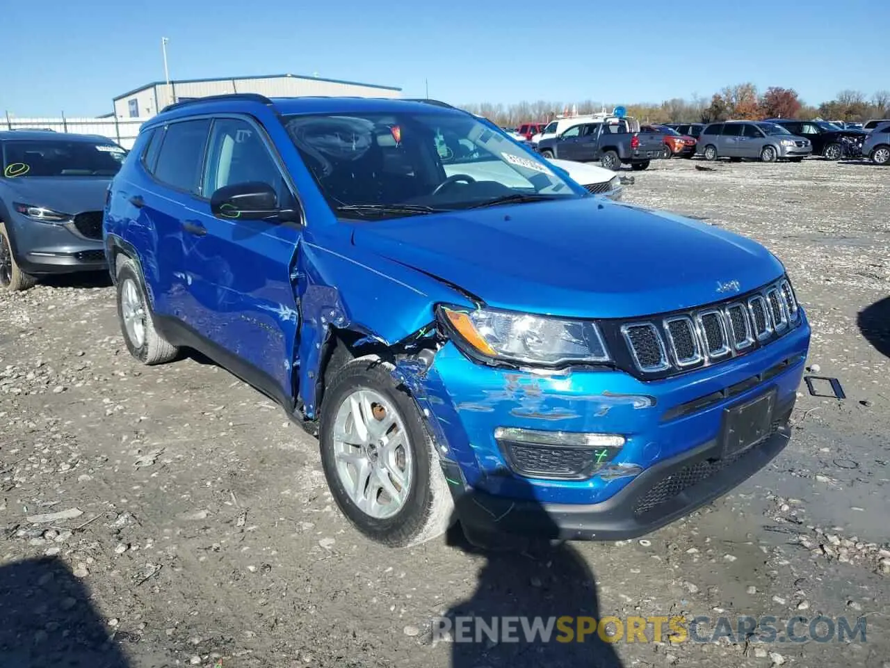 4 Photograph of a damaged car 3C4NJCAB9MT573752 JEEP COMPASS 2021