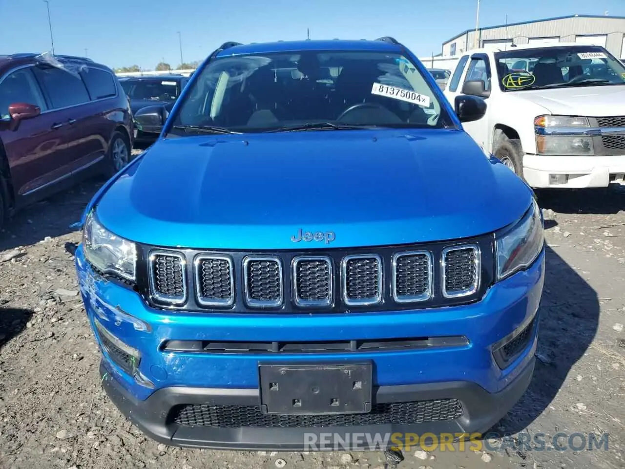 5 Photograph of a damaged car 3C4NJCAB9MT573752 JEEP COMPASS 2021