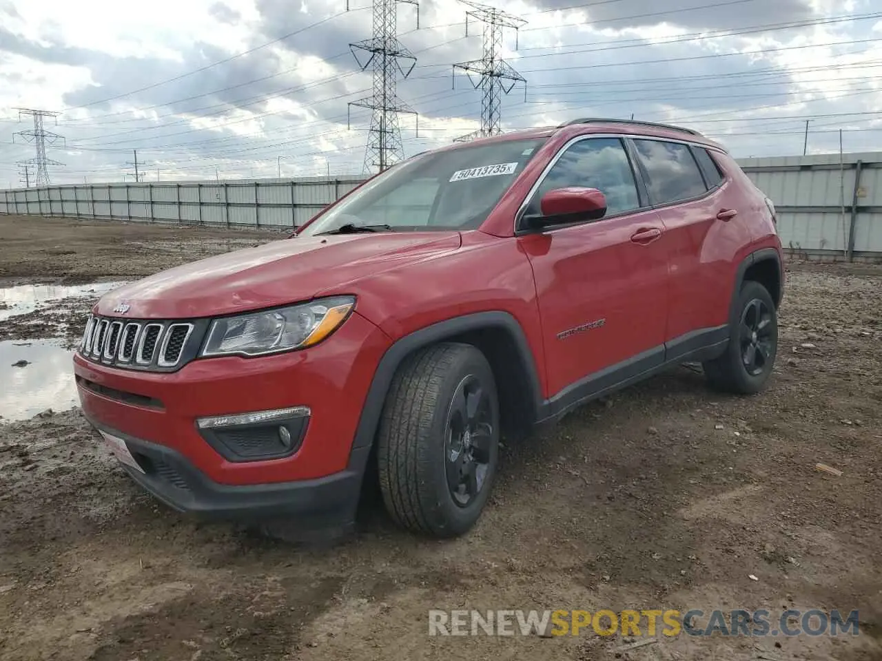 1 Photograph of a damaged car 3C4NJCBB0MT502048 JEEP COMPASS 2021