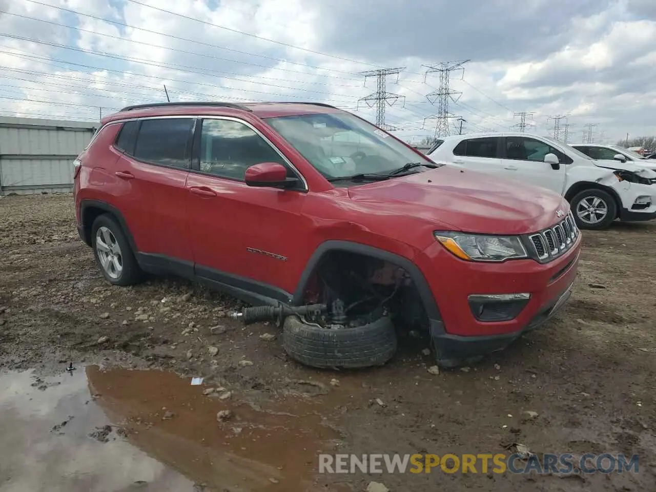 4 Photograph of a damaged car 3C4NJCBB0MT502048 JEEP COMPASS 2021