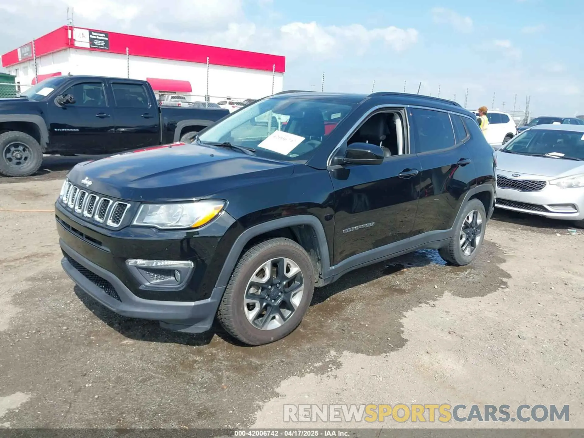 2 Photograph of a damaged car 3C4NJCBB0MT502423 JEEP COMPASS 2021