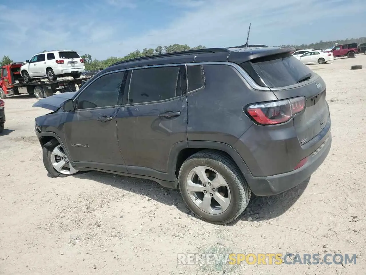 2 Photograph of a damaged car 3C4NJCBB0MT505824 JEEP COMPASS 2021