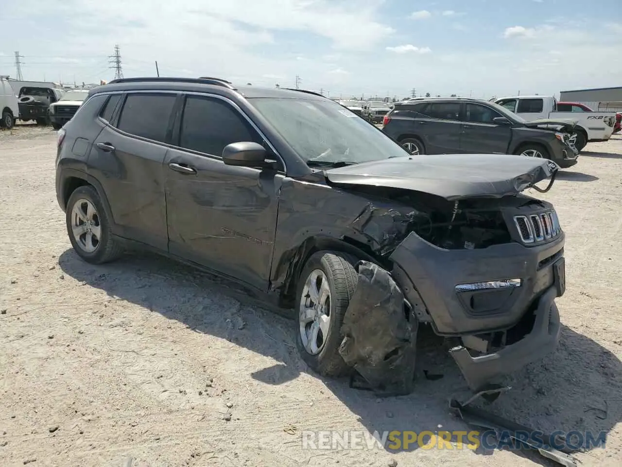 4 Photograph of a damaged car 3C4NJCBB0MT505824 JEEP COMPASS 2021
