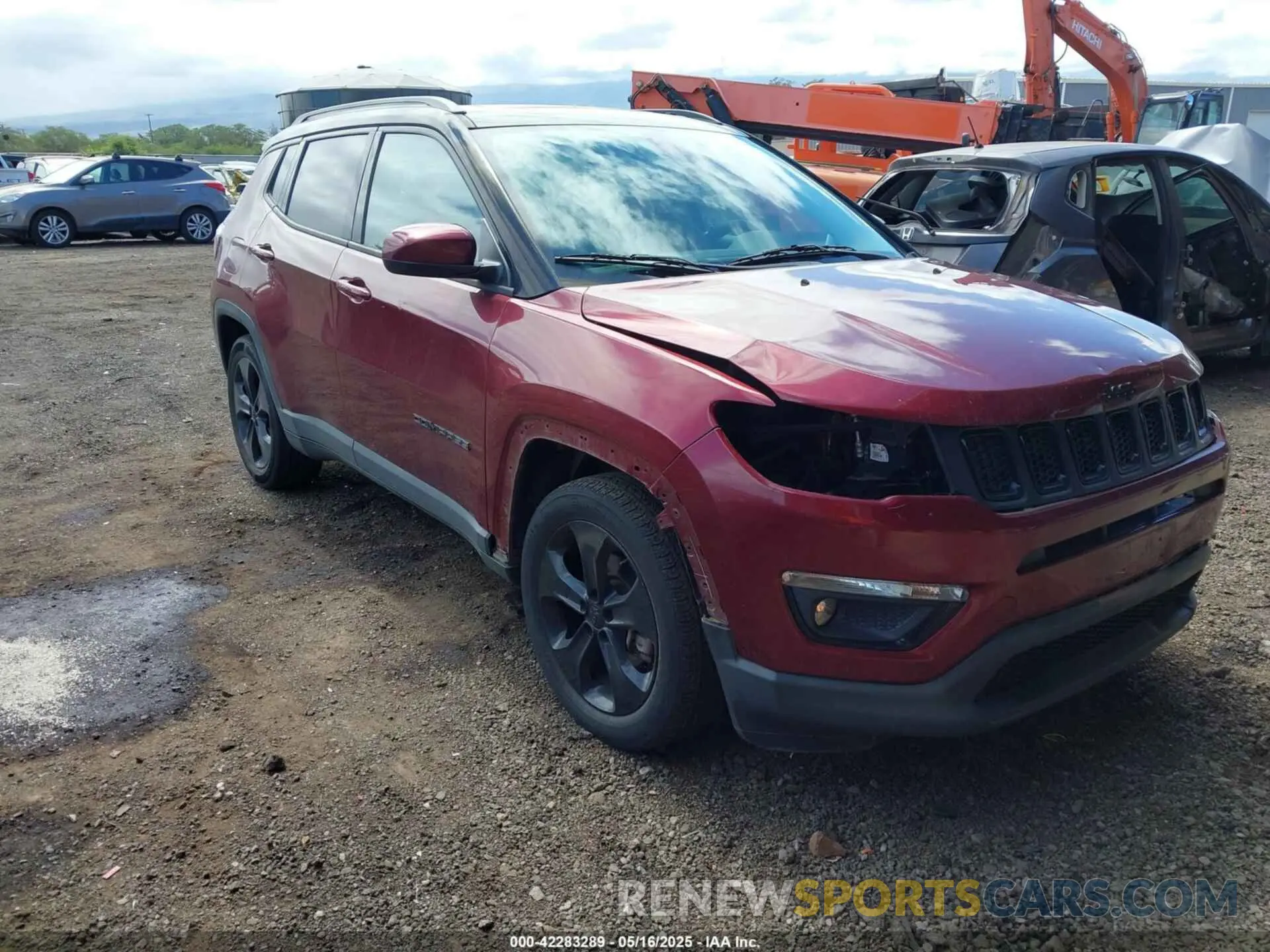 1 Photograph of a damaged car 3C4NJCBB0MT510361 JEEP COMPASS 2021