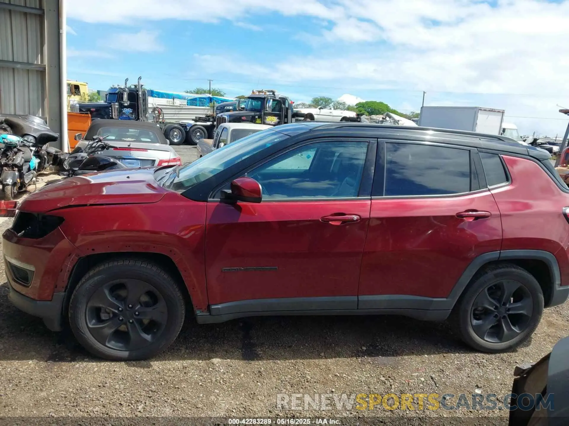 14 Photograph of a damaged car 3C4NJCBB0MT510361 JEEP COMPASS 2021