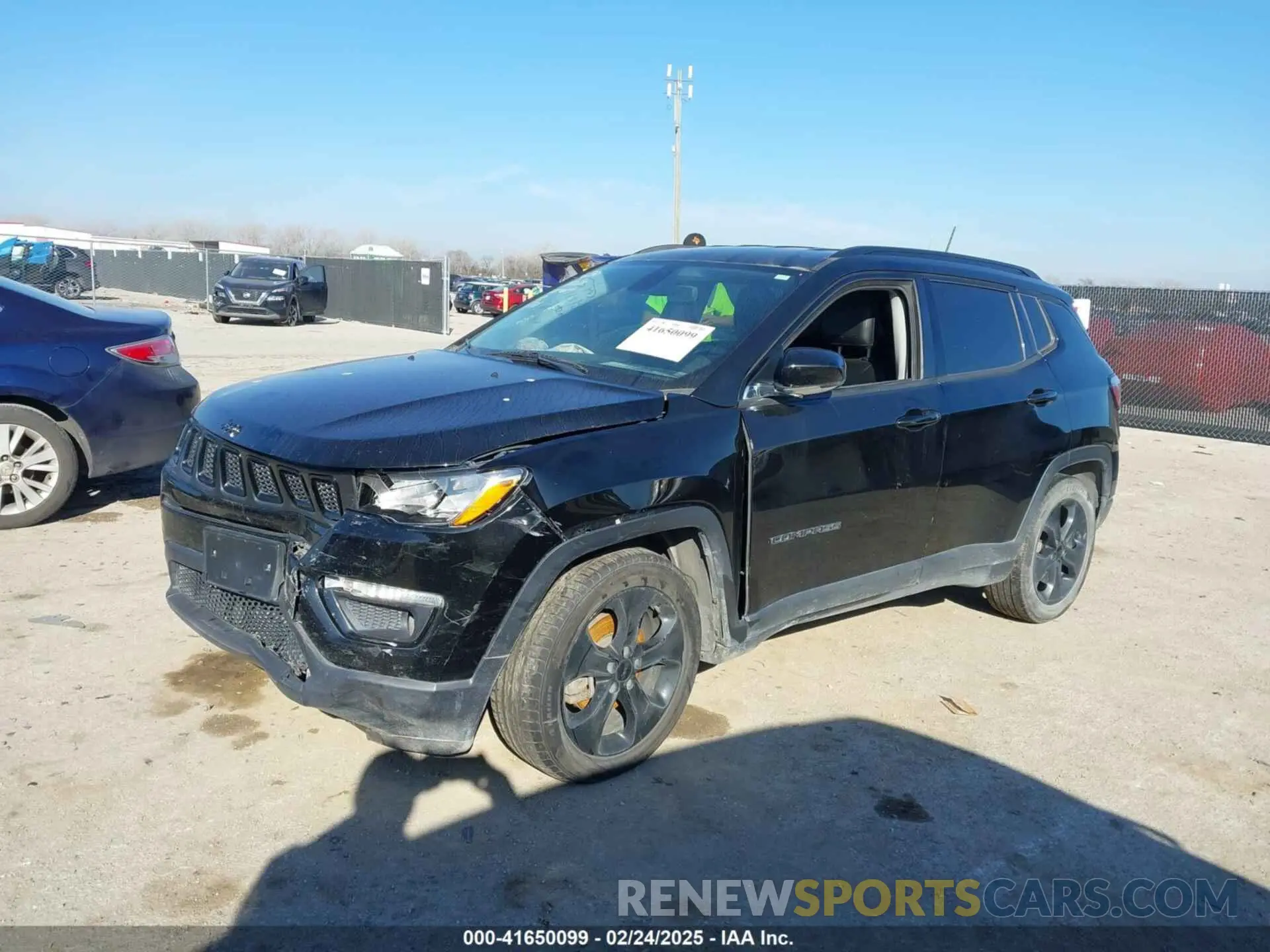 2 Photograph of a damaged car 3C4NJCBB0MT526964 JEEP COMPASS 2021
