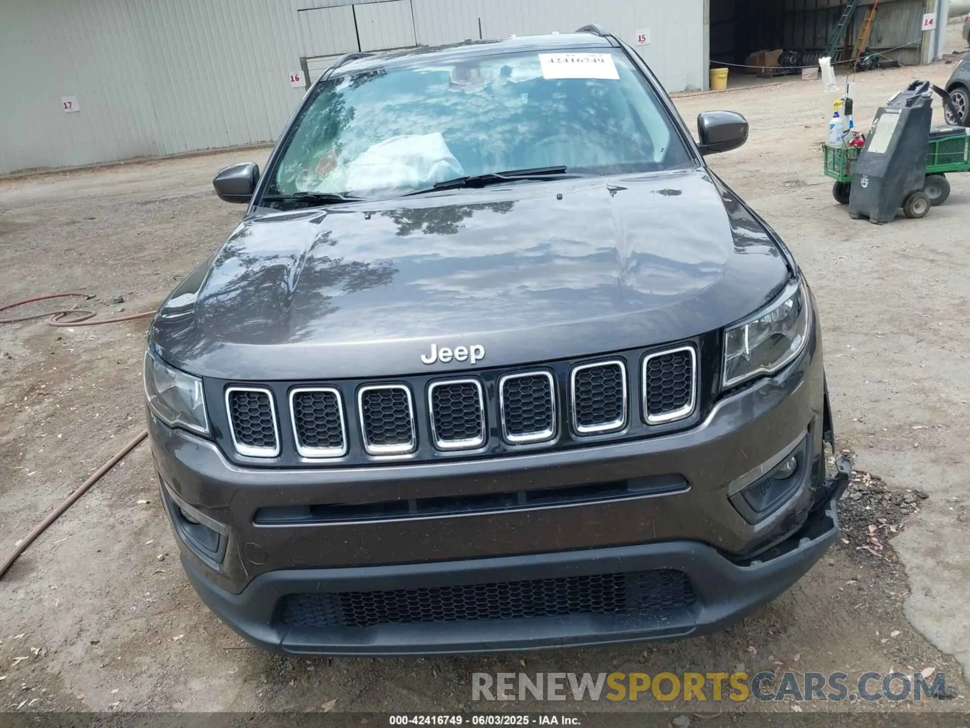 12 Photograph of a damaged car 3C4NJCBB0MT598778 JEEP COMPASS 2021