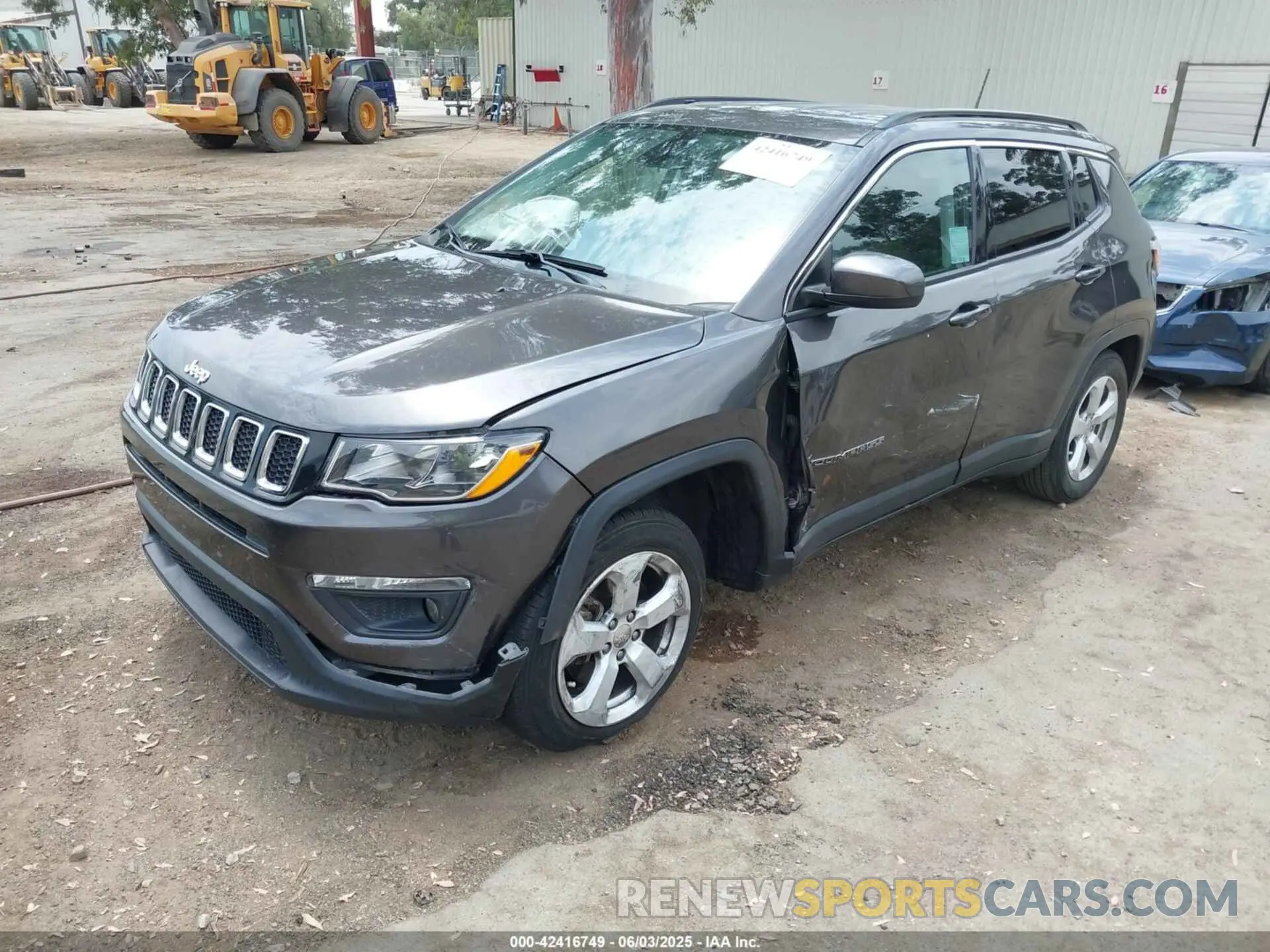 2 Photograph of a damaged car 3C4NJCBB0MT598778 JEEP COMPASS 2021