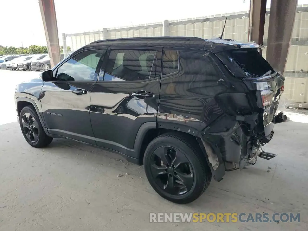 2 Photograph of a damaged car 3C4NJCBB1MT570942 JEEP COMPASS 2021