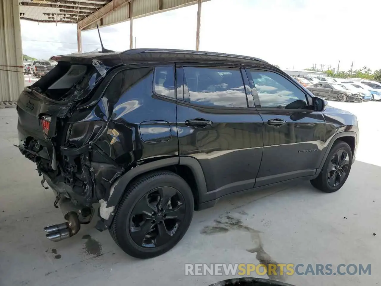 3 Photograph of a damaged car 3C4NJCBB1MT570942 JEEP COMPASS 2021