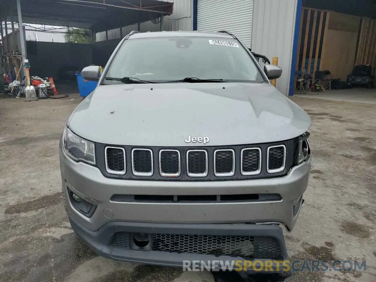 5 Photograph of a damaged car 3C4NJCBB1MT604653 JEEP COMPASS 2021