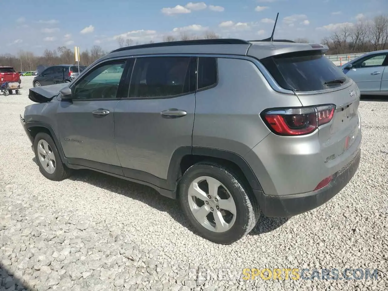 2 Photograph of a damaged car 3C4NJCBB2MT518378 JEEP COMPASS 2021