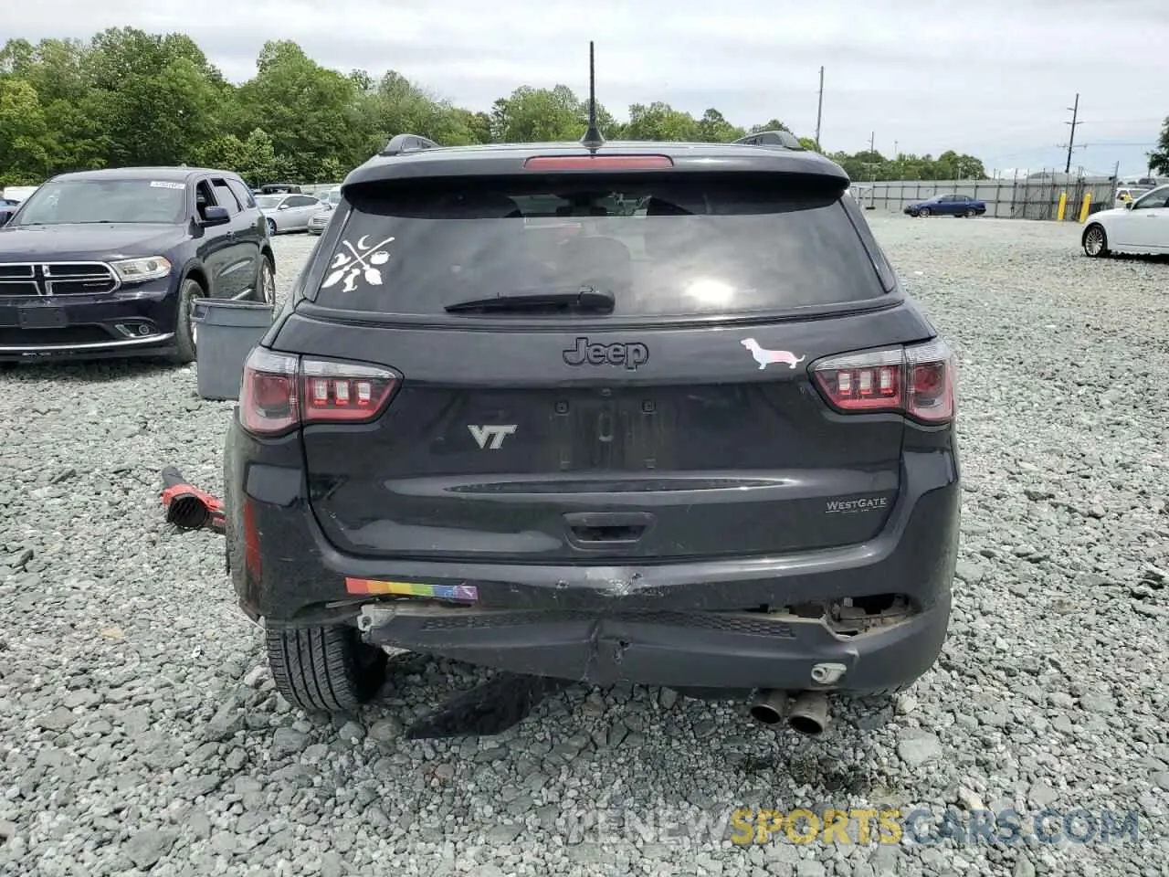 6 Photograph of a damaged car 3C4NJCBB2MT539201 JEEP COMPASS 2021