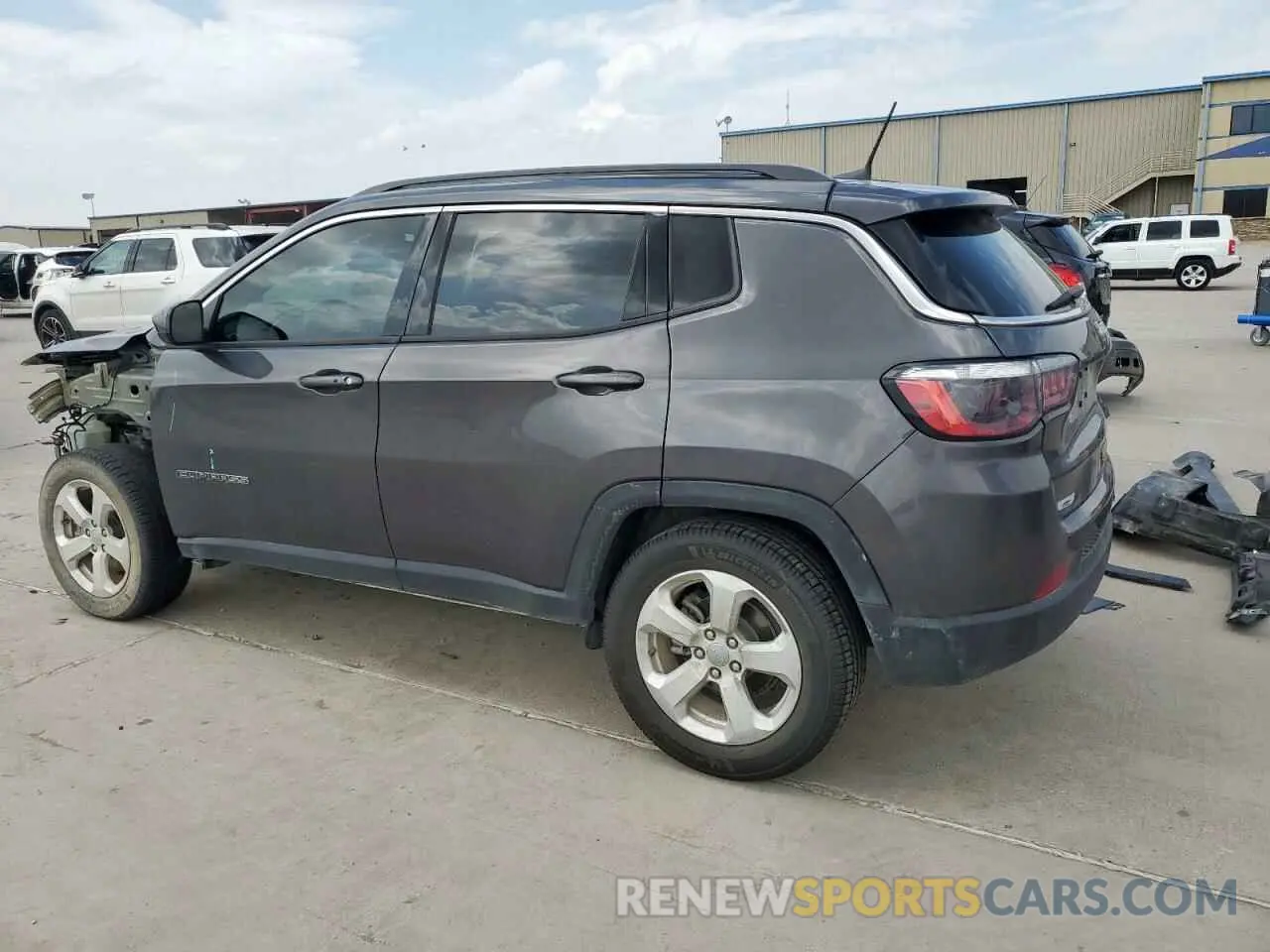 2 Photograph of a damaged car 3C4NJCBB3MT505719 JEEP COMPASS 2021