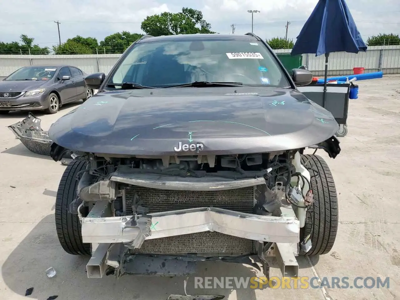 5 Photograph of a damaged car 3C4NJCBB3MT505719 JEEP COMPASS 2021