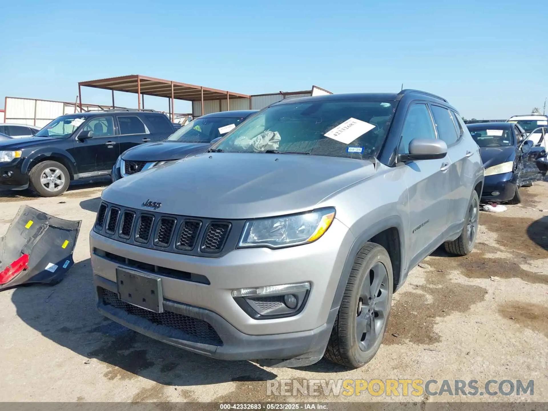 2 Photograph of a damaged car 3C4NJCBB3MT531494 JEEP COMPASS 2021
