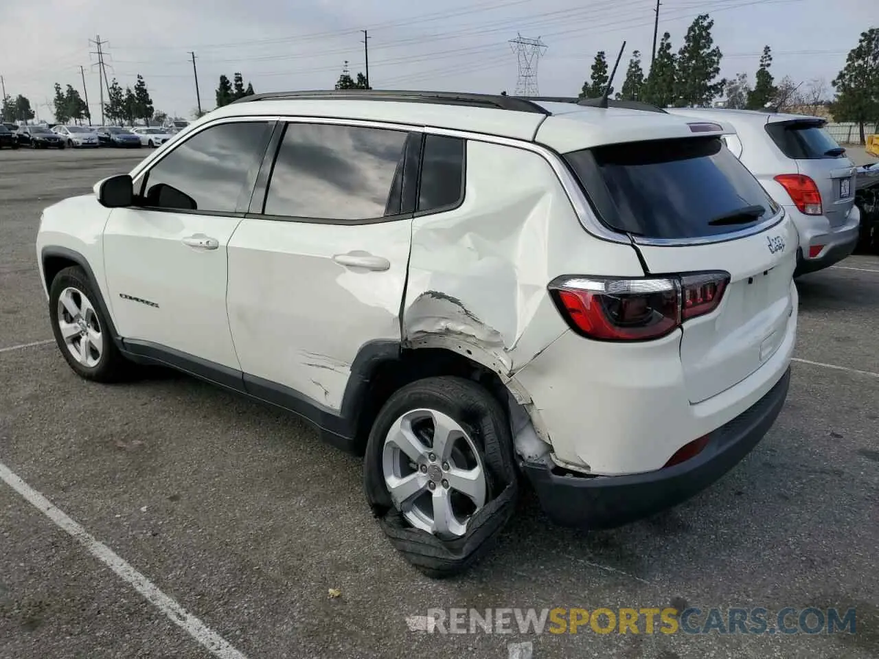 2 Photograph of a damaged car 3C4NJCBB3MT538820 JEEP COMPASS 2021
