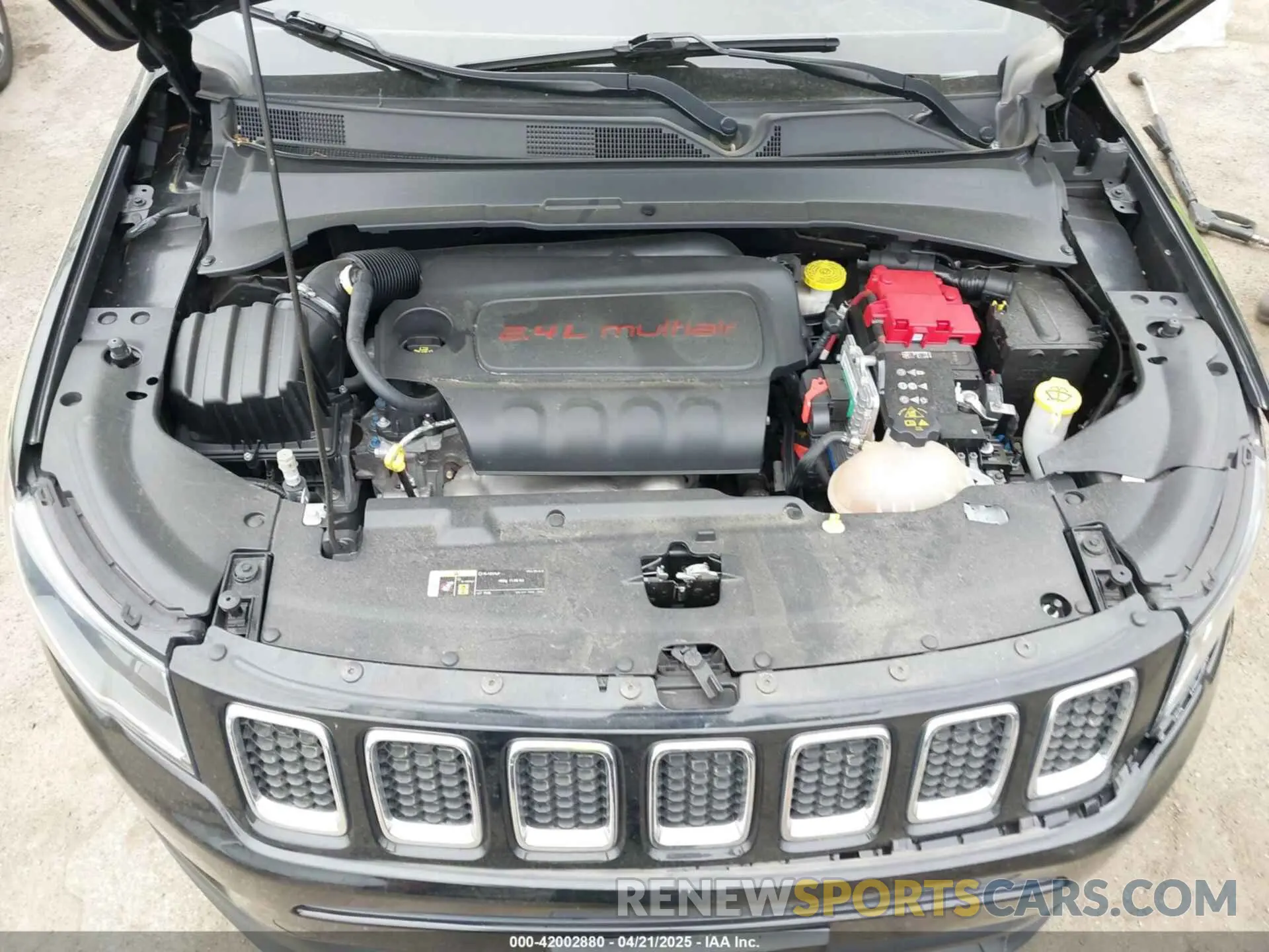 10 Photograph of a damaged car 3C4NJCBB3MT581280 JEEP COMPASS 2021