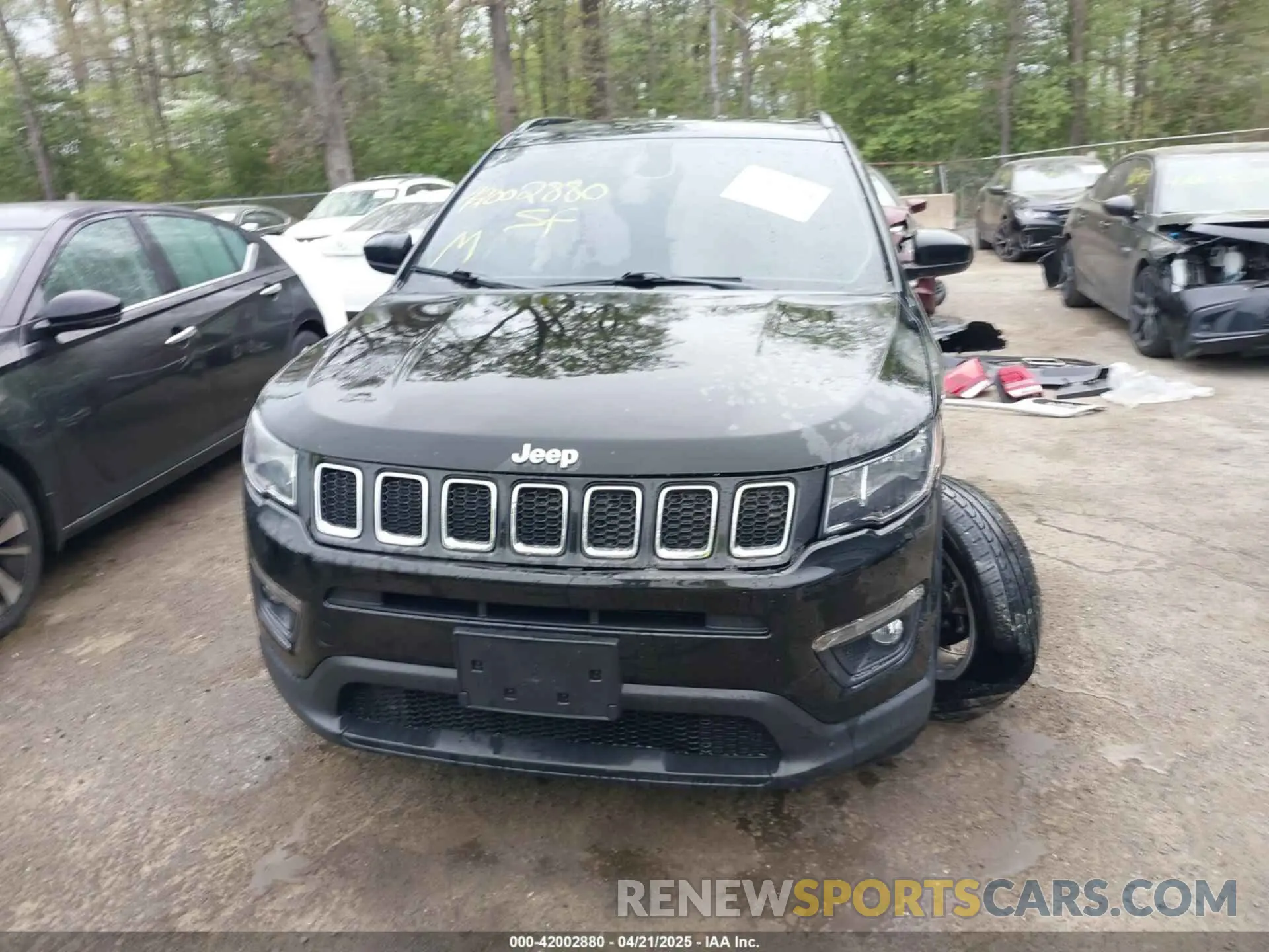 12 Photograph of a damaged car 3C4NJCBB3MT581280 JEEP COMPASS 2021