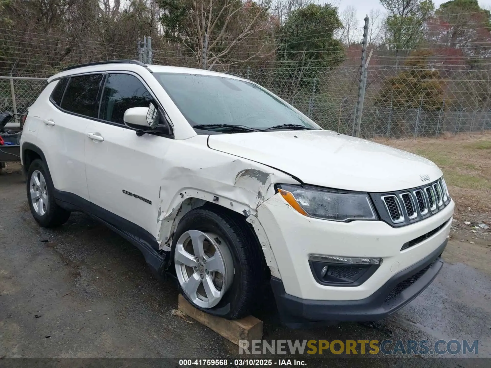 1 Photograph of a damaged car 3C4NJCBB4MT502179 JEEP COMPASS 2021